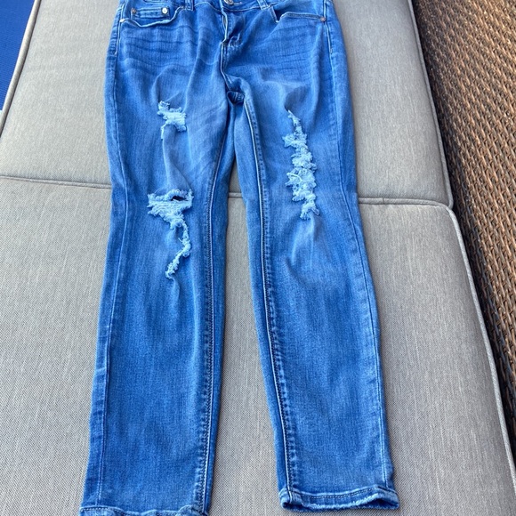 Indigo Rein distressed skinny jeans - Picture 6 of 6